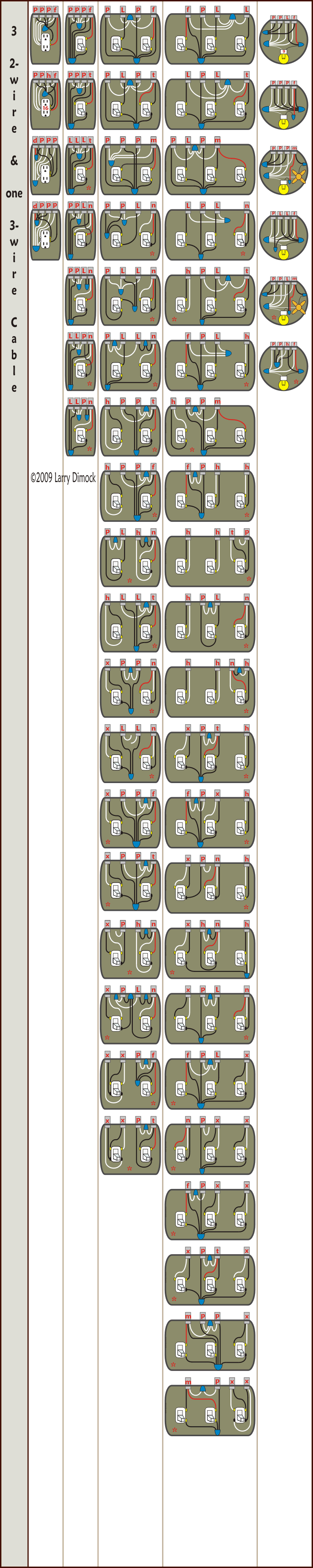 Circuit Diagram For 2 Way 2 Gang Light Switch With 2 Lights Fixya